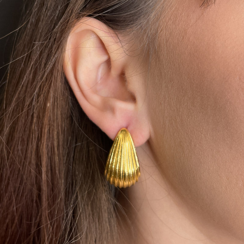 Palestro Milano Orecchini Conchiglie hoops