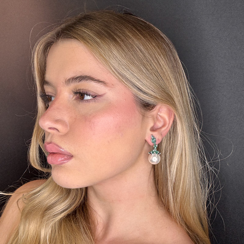 Palestro Milano Orecchini Cristalli & Perle - Big Perla edition