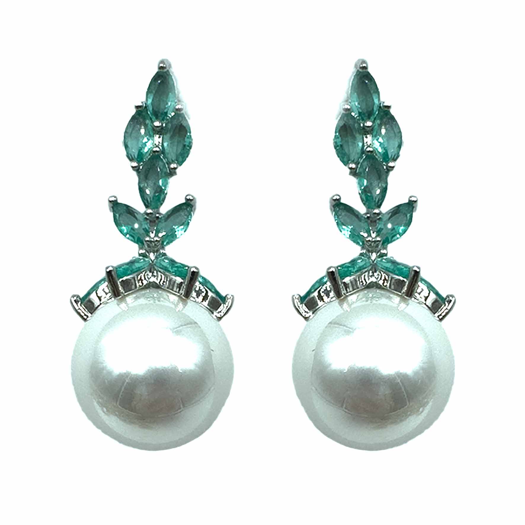 Palestro Milano Orecchini Cristalli & Perle - Big Perla edition