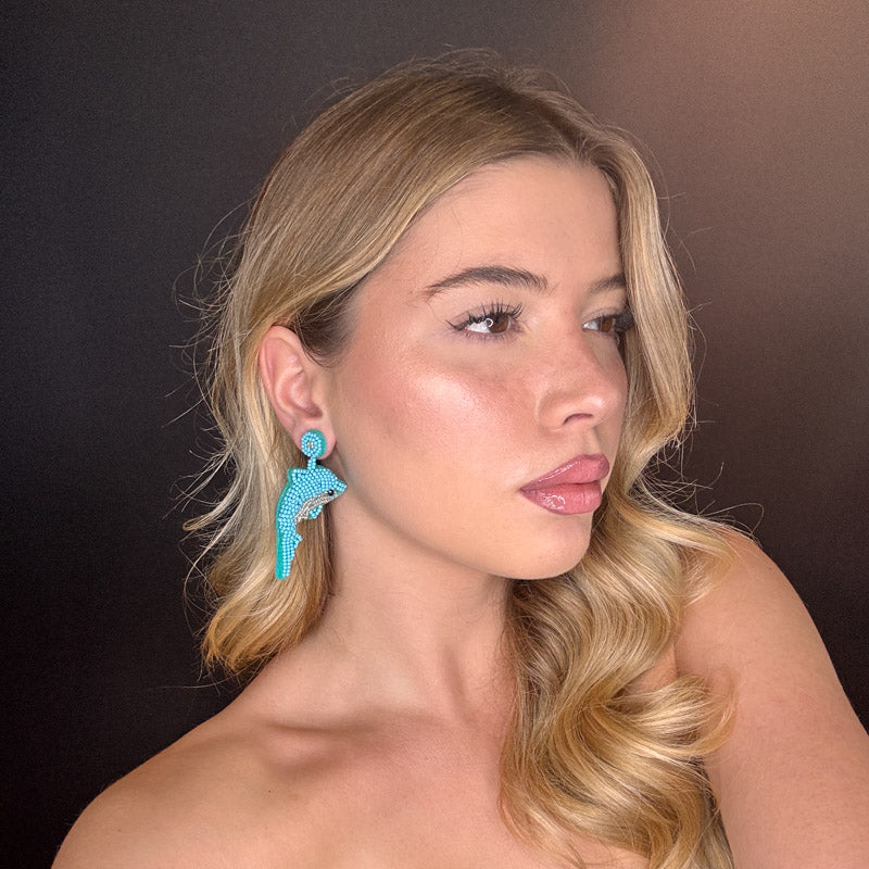 Palestro Milano Orecchini Delfino di perline