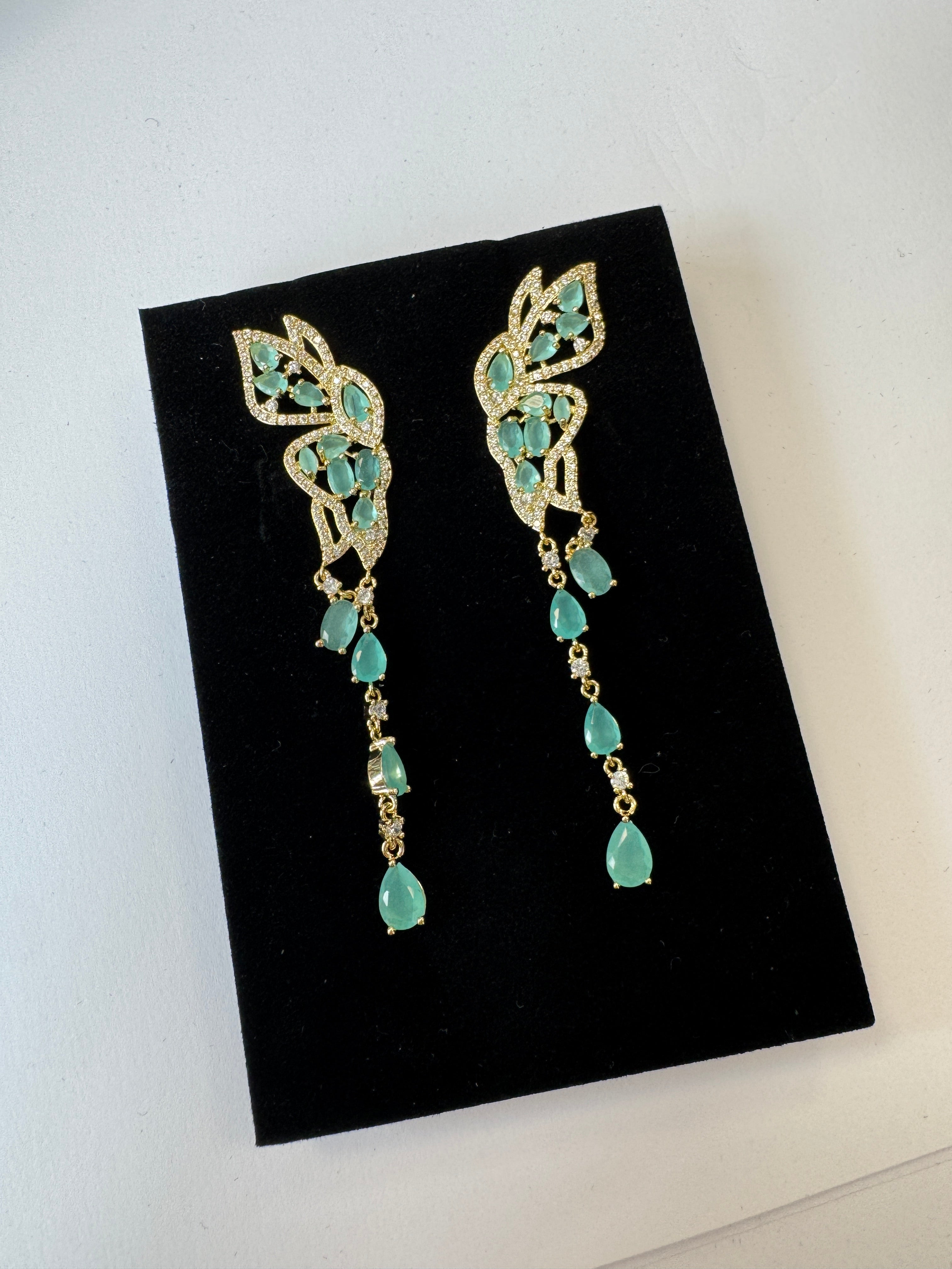 Palestro Milano Orecchini Farfalle Celesti