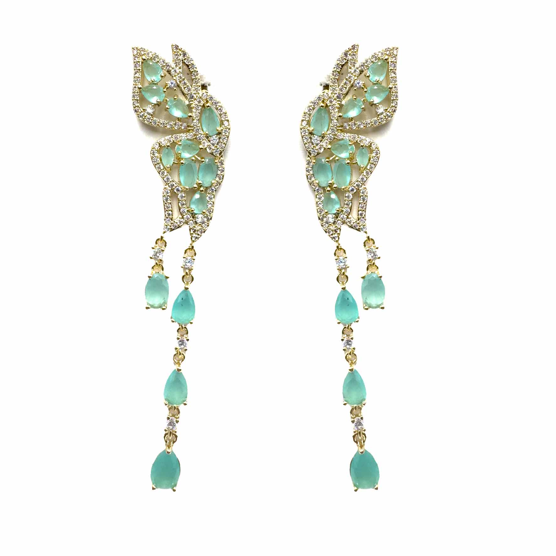 Palestro Milano Orecchini Farfalle Celesti