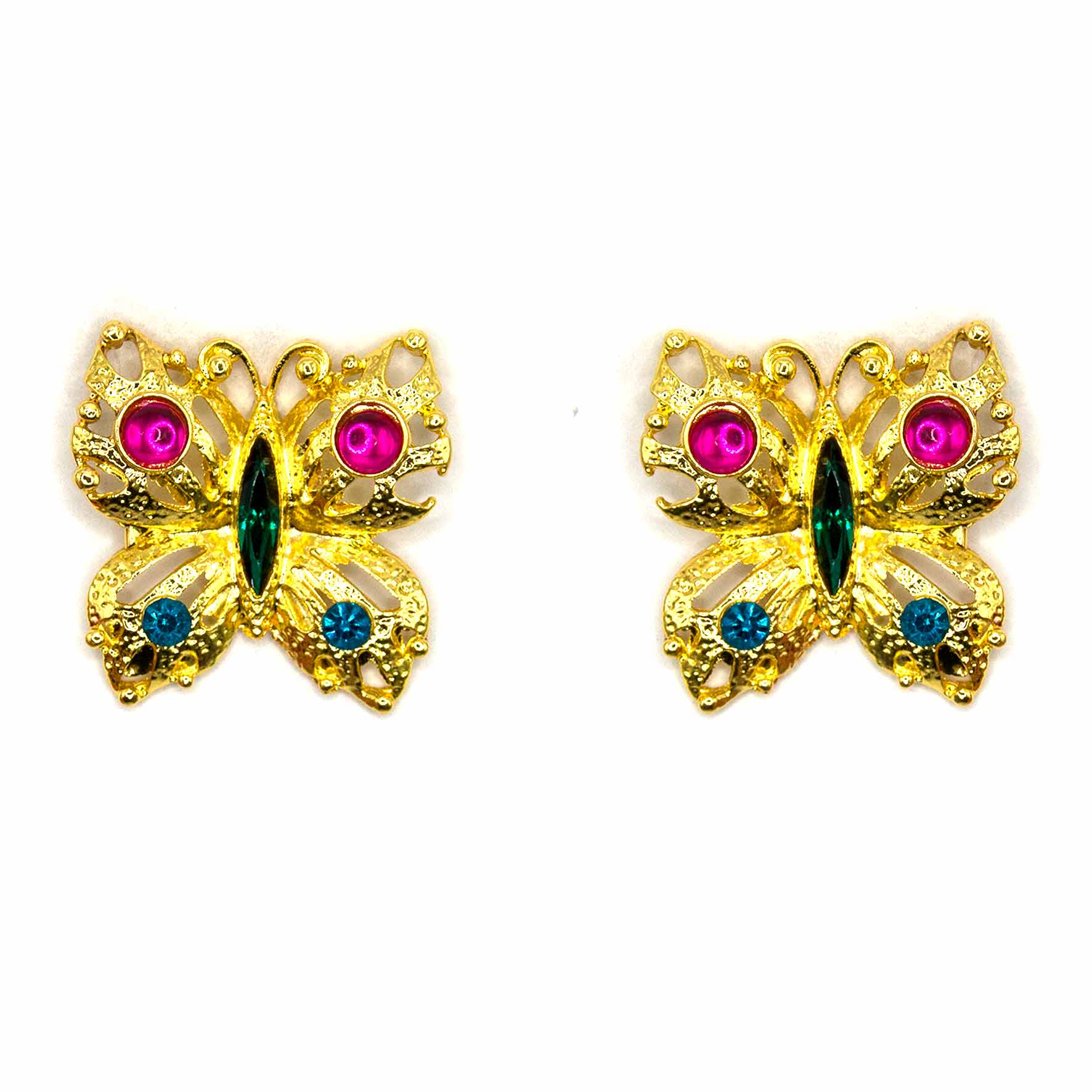 Palestro Milano Orecchini Farfalle gold plated