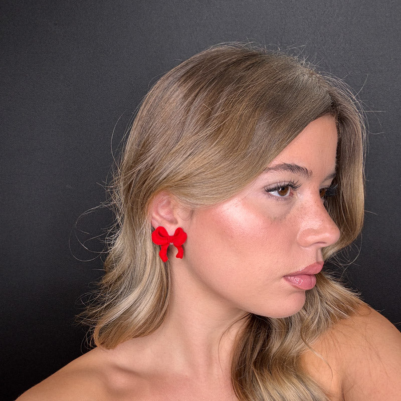 Palestro Milano Orecchini Fiocchi in Velluto