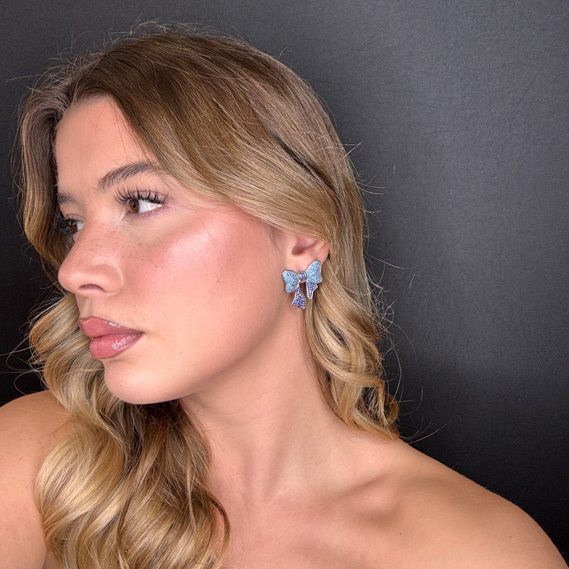 Palestro Milano Orecchini Fiocco di Zirconi