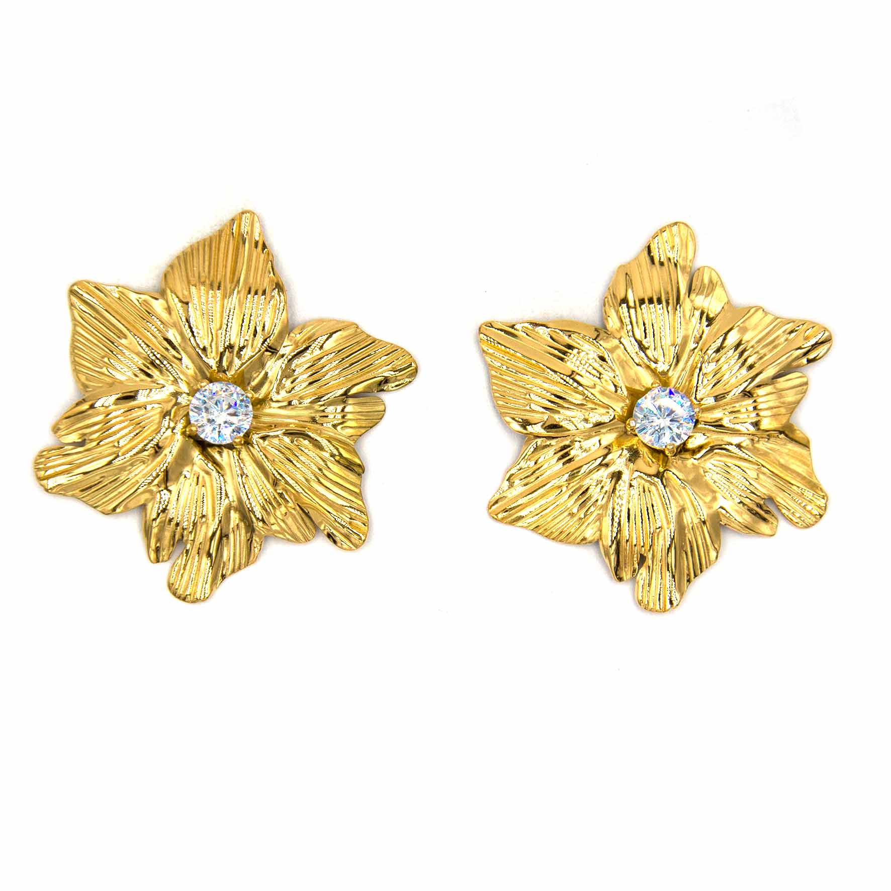 Palestro Milano Orecchini Fiore con punto luce