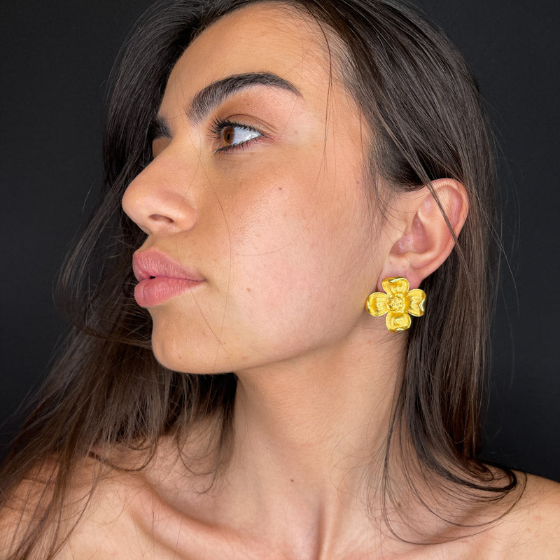 Palestro Milano Orecchini Fiorellino matt