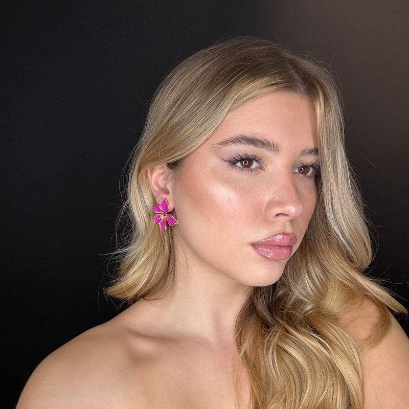 Palestro Milano Orecchini Fiori Tropicali