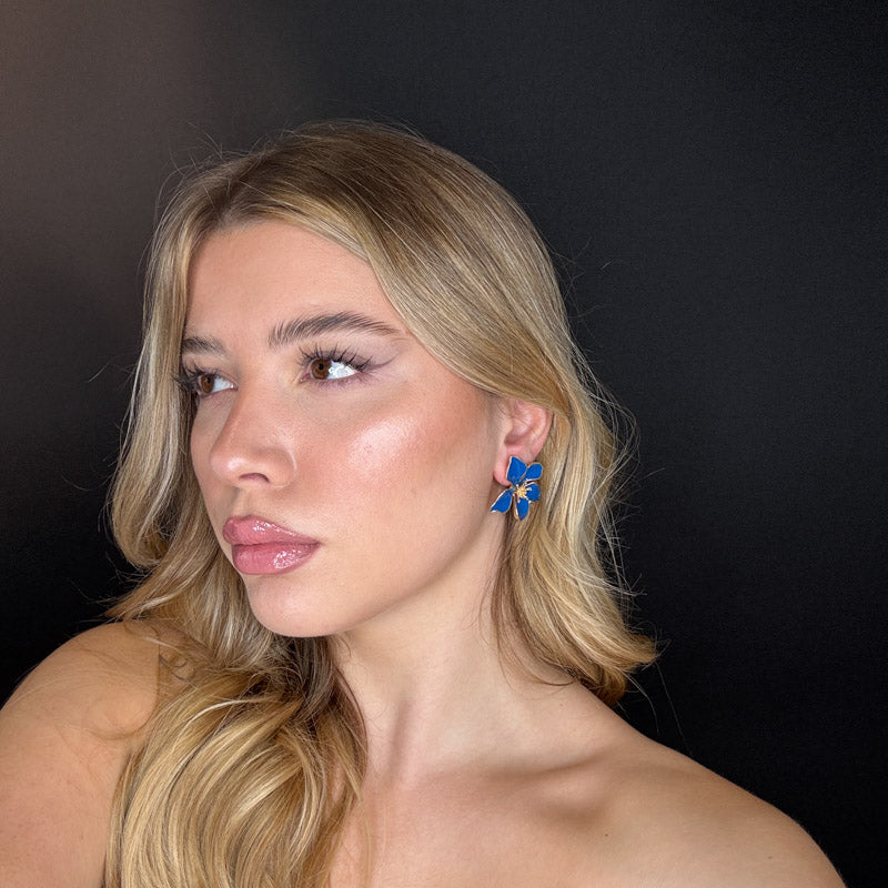 Palestro Milano Orecchini Fiori Tropicali