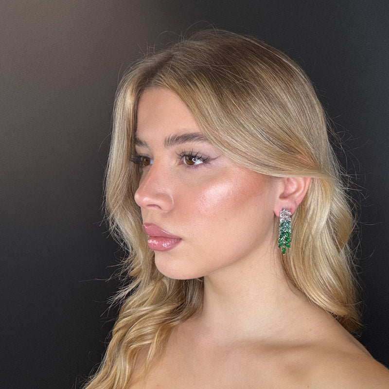 Palestro Milano Orecchini Foglioline sfumate