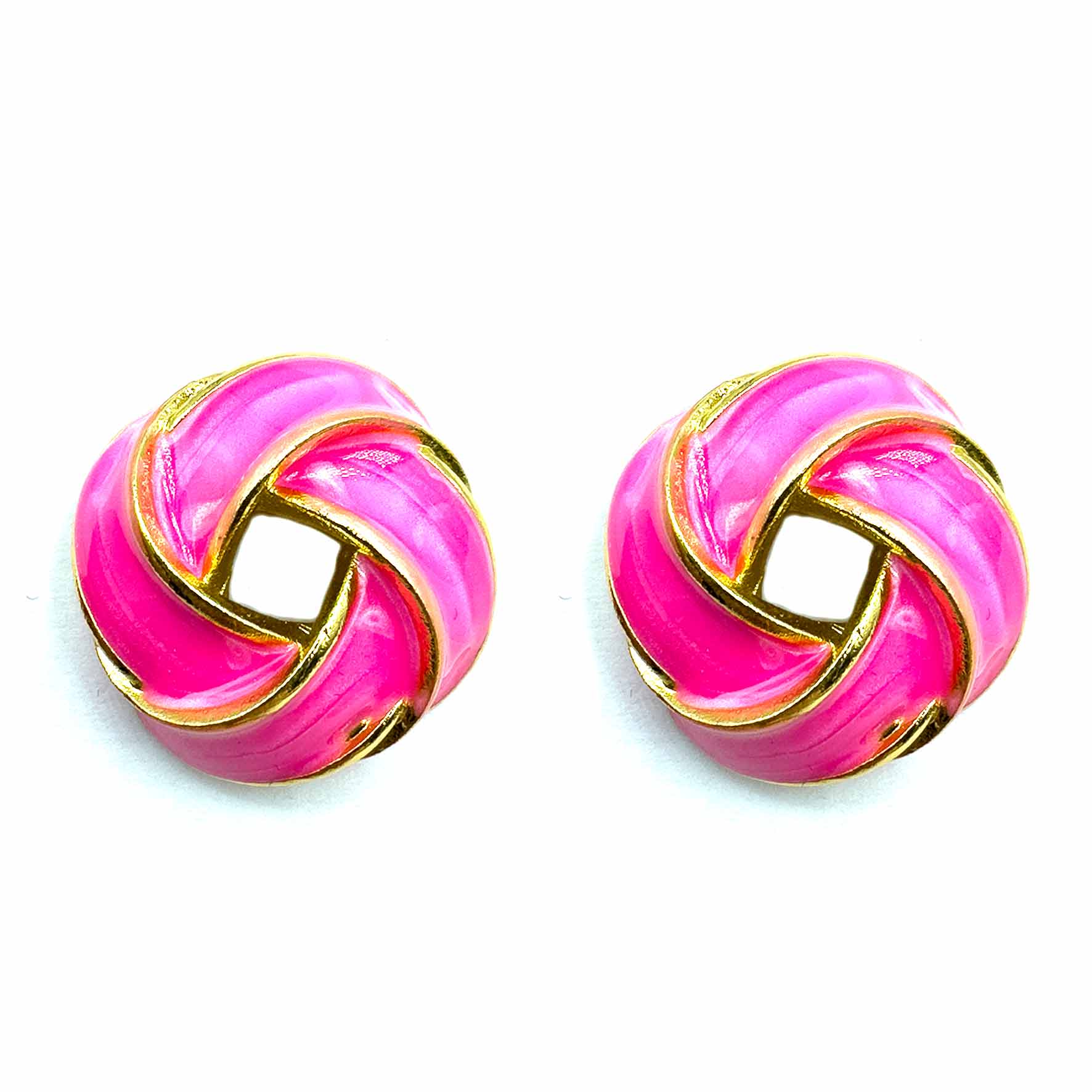 Palestro Milano Orecchini Fucsia Nodo colorato - ex demo