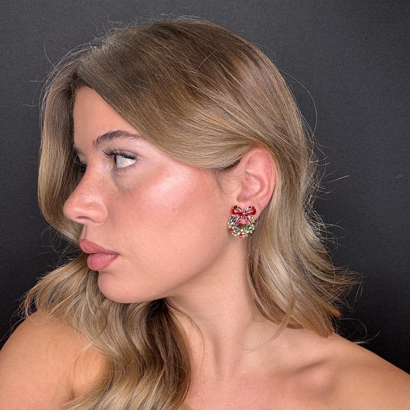 Palestro Milano Orecchini Ghirlanda con fiocco