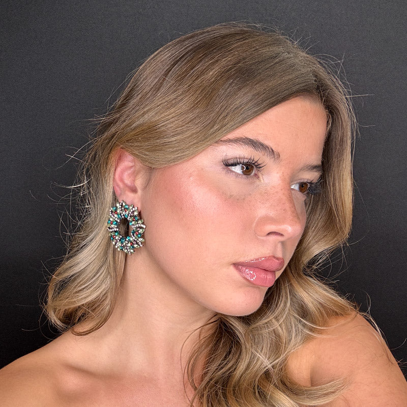 Palestro Milano Orecchini Ghirlanda Natalizia Classic