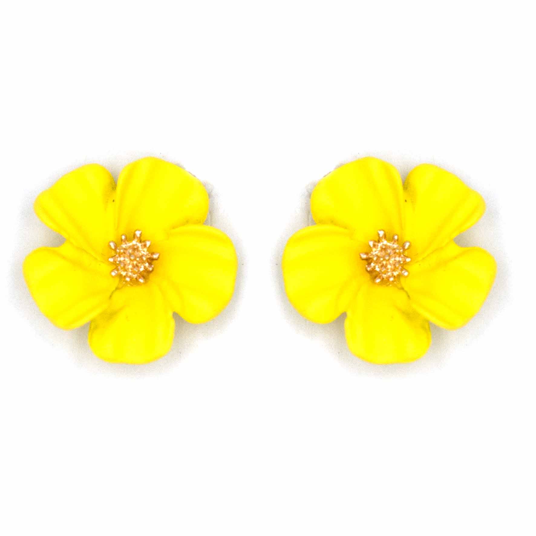 Palestro Milano Orecchini Giallo Fiorellini soft touch