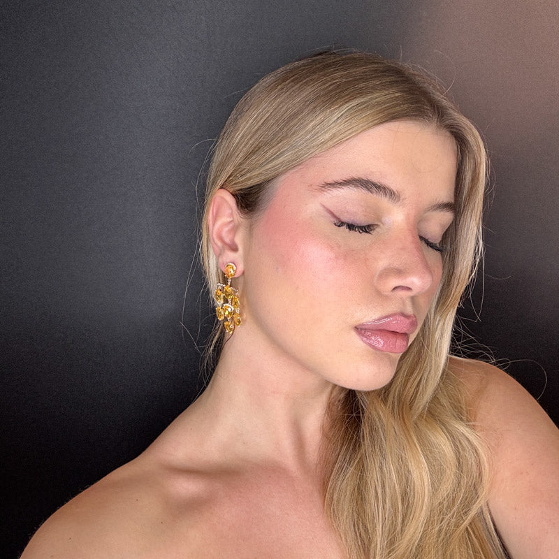 Palestro Milano Orecchini Gocce preziose a cascata