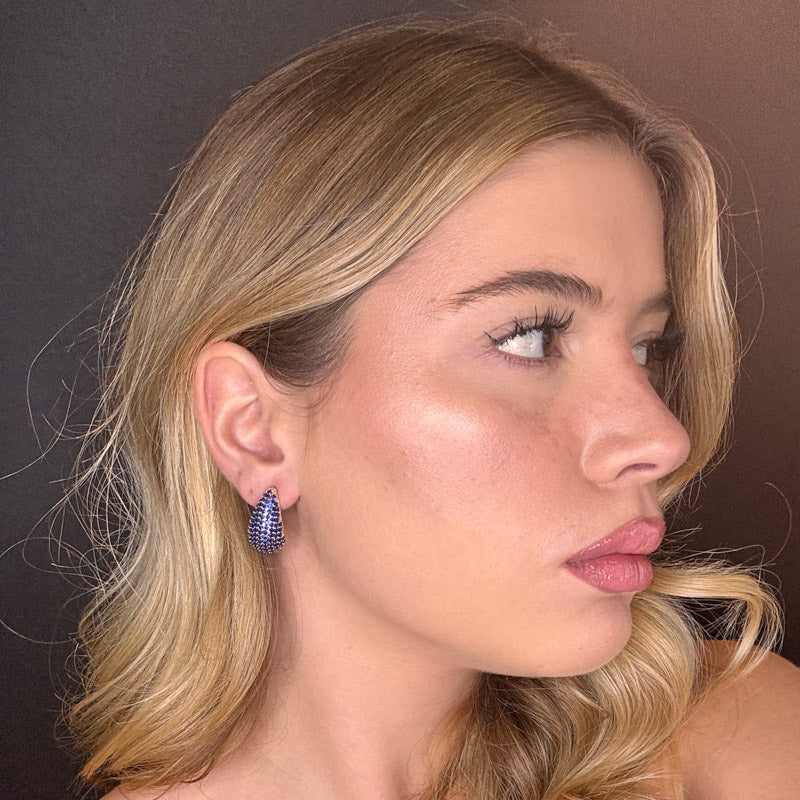 Palestro Milano Orecchini Goccia / Gold / Blu Goccia Torquoise