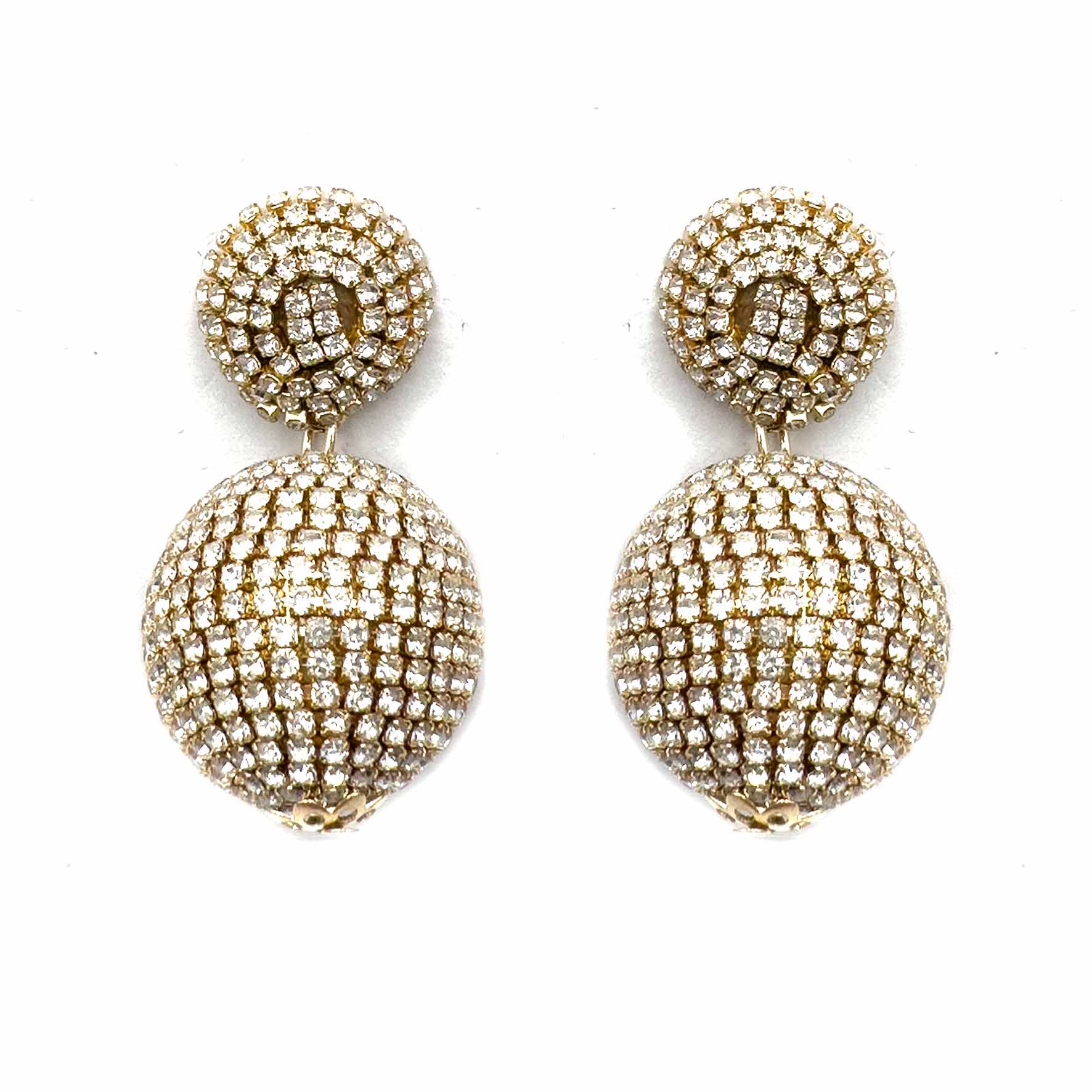 Palestro Milano Orecchini Gold Sfera Luminosa