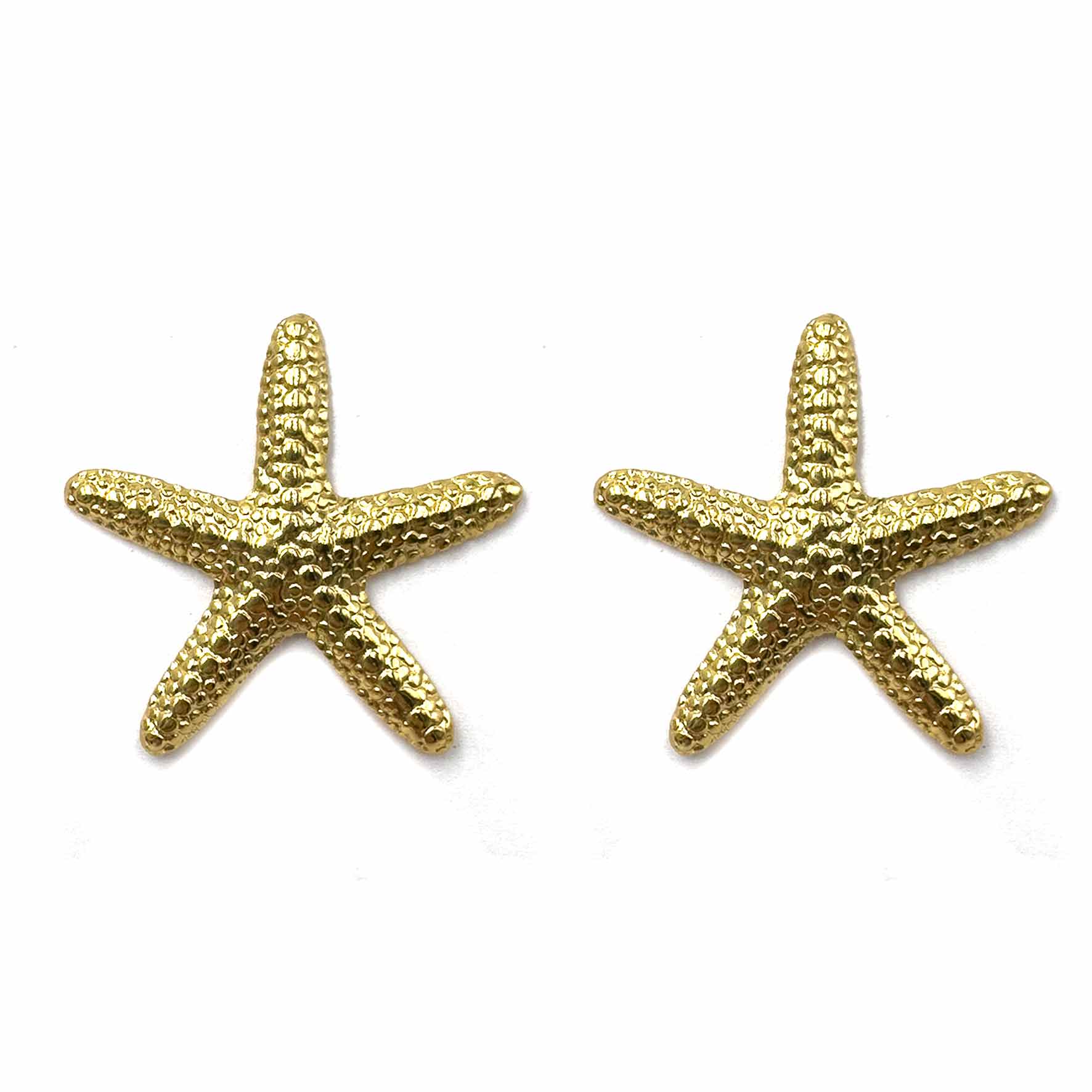 Palestro Milano Orecchini Gold Stelle marine slim