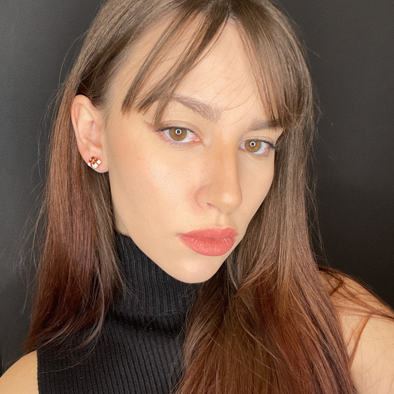 Palestro Milano Orecchini Magic Trio Renna Bianca