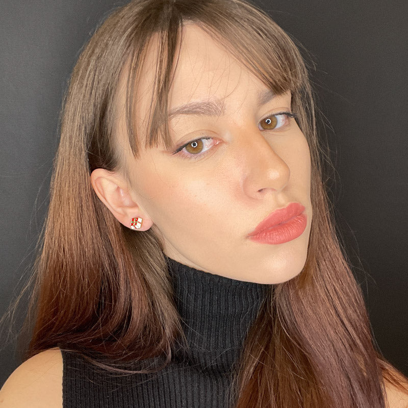 Palestro Milano Orecchini Magic Trio Renna Bianca