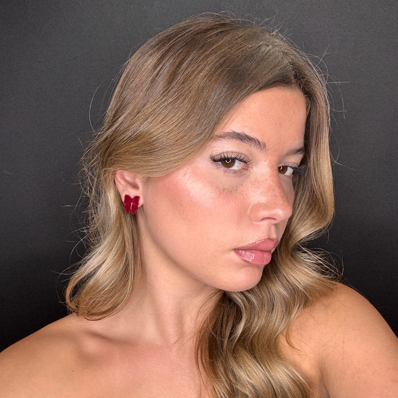 Palestro Milano Orecchini Mini Fiocchi di Velluto