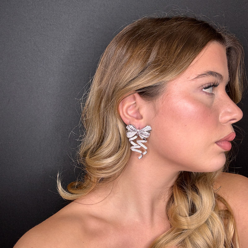 Palestro Milano Orecchini Nastro festoso