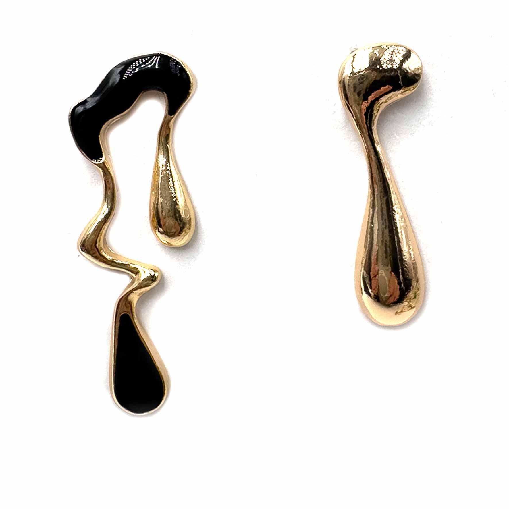 Palestro Milano Orecchini Nero Dalì - medium size