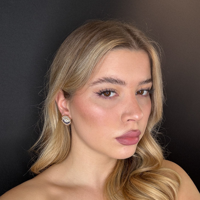 Palestro Milano Orecchini Occhi con perline