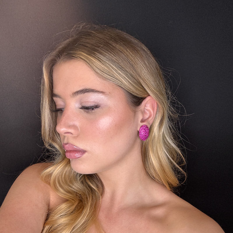 Palestro Milano Orecchini Ovali di zirconi