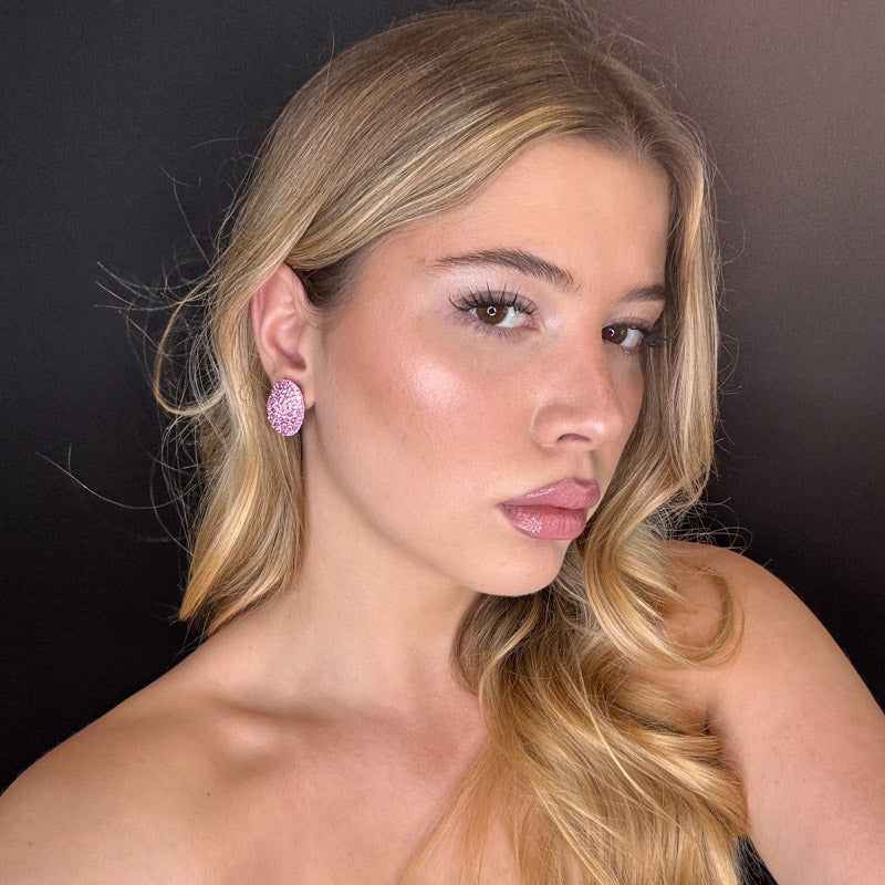 Palestro Milano Orecchini Ovali di zirconi