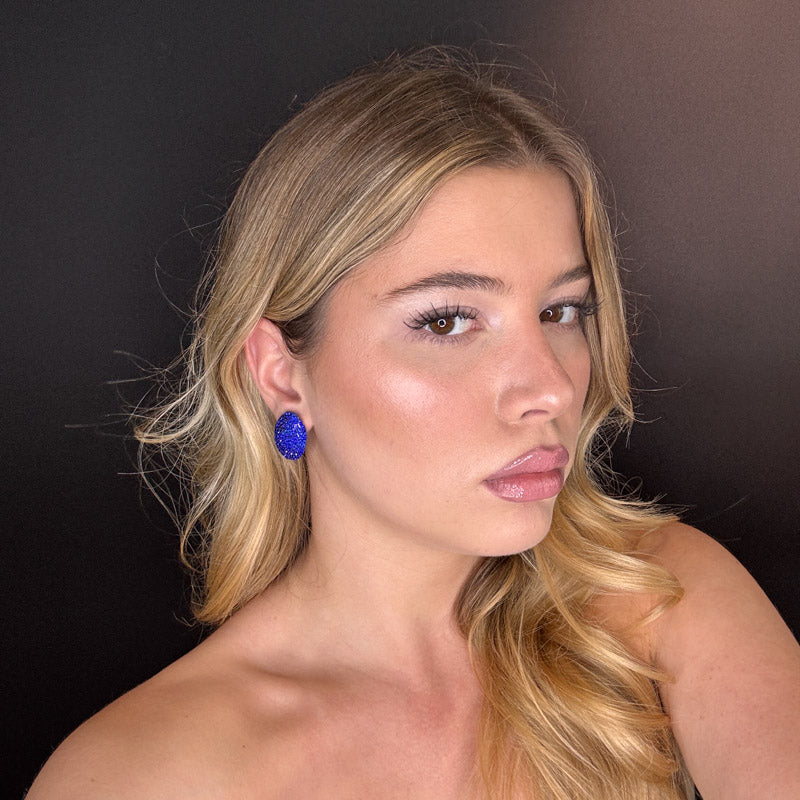 Palestro Milano Orecchini Ovali di zirconi