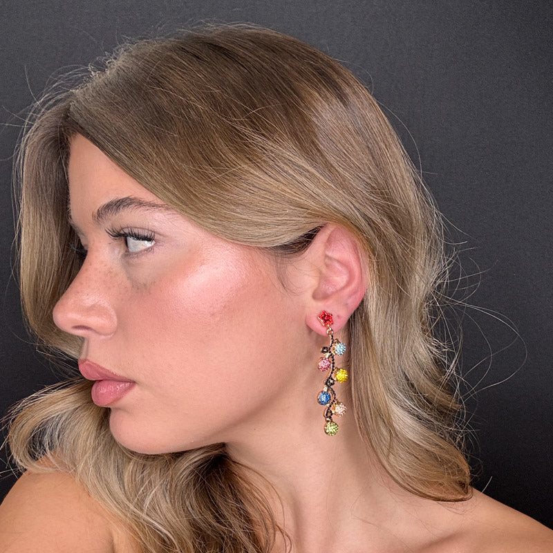 Palestro Milano Orecchini Palline Natalizie - new version