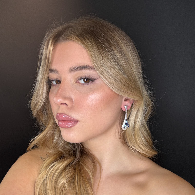 Palestro Milano Orecchini Pavè con perla