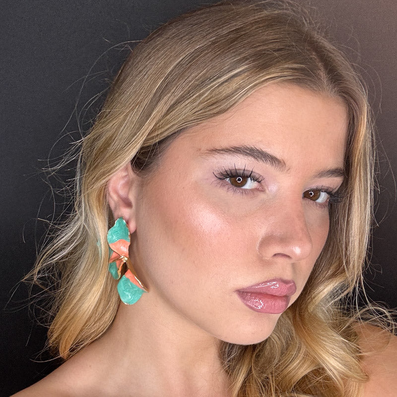 Palestro Milano Orecchini Petali dalle Maldive