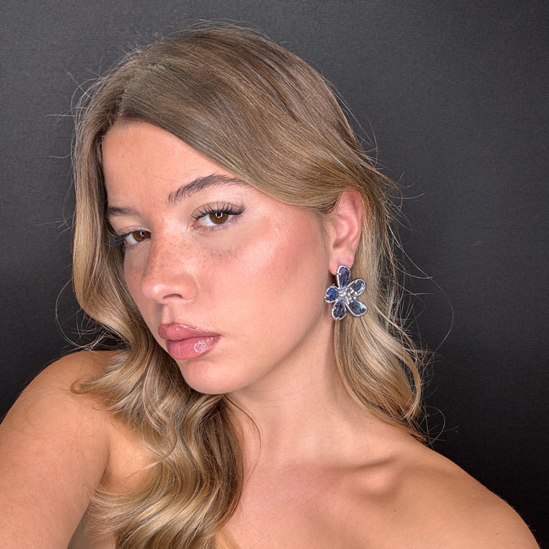 Palestro Milano Orecchini Petali Preziosi