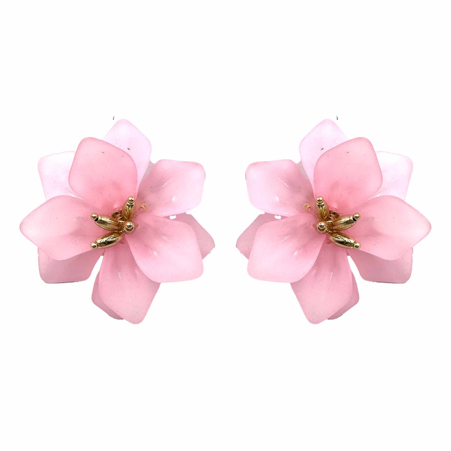 Palestro Milano Orecchini Pink Ibiscus