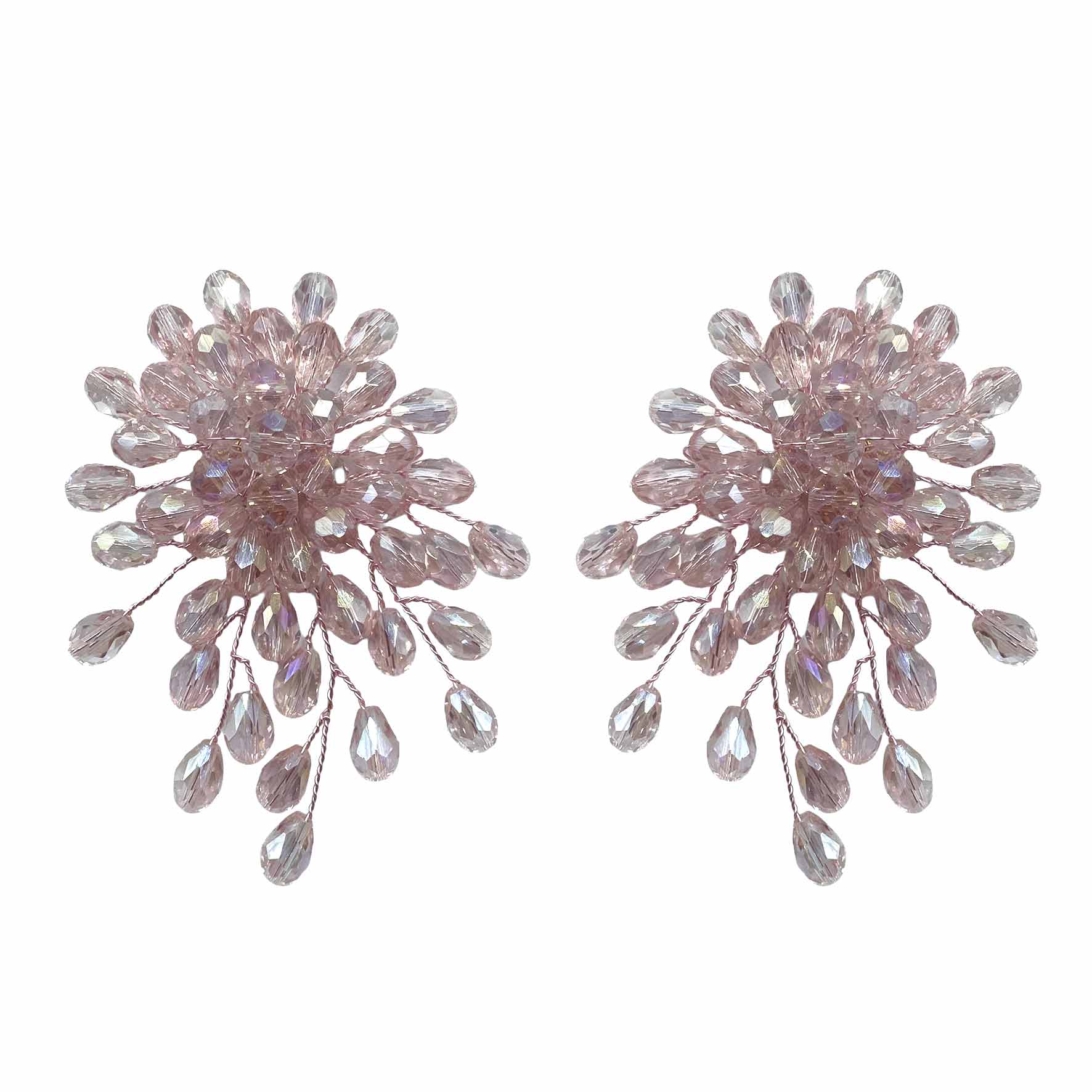 Palestro Milano Orecchini Pink Trionfo di Perline - NEW