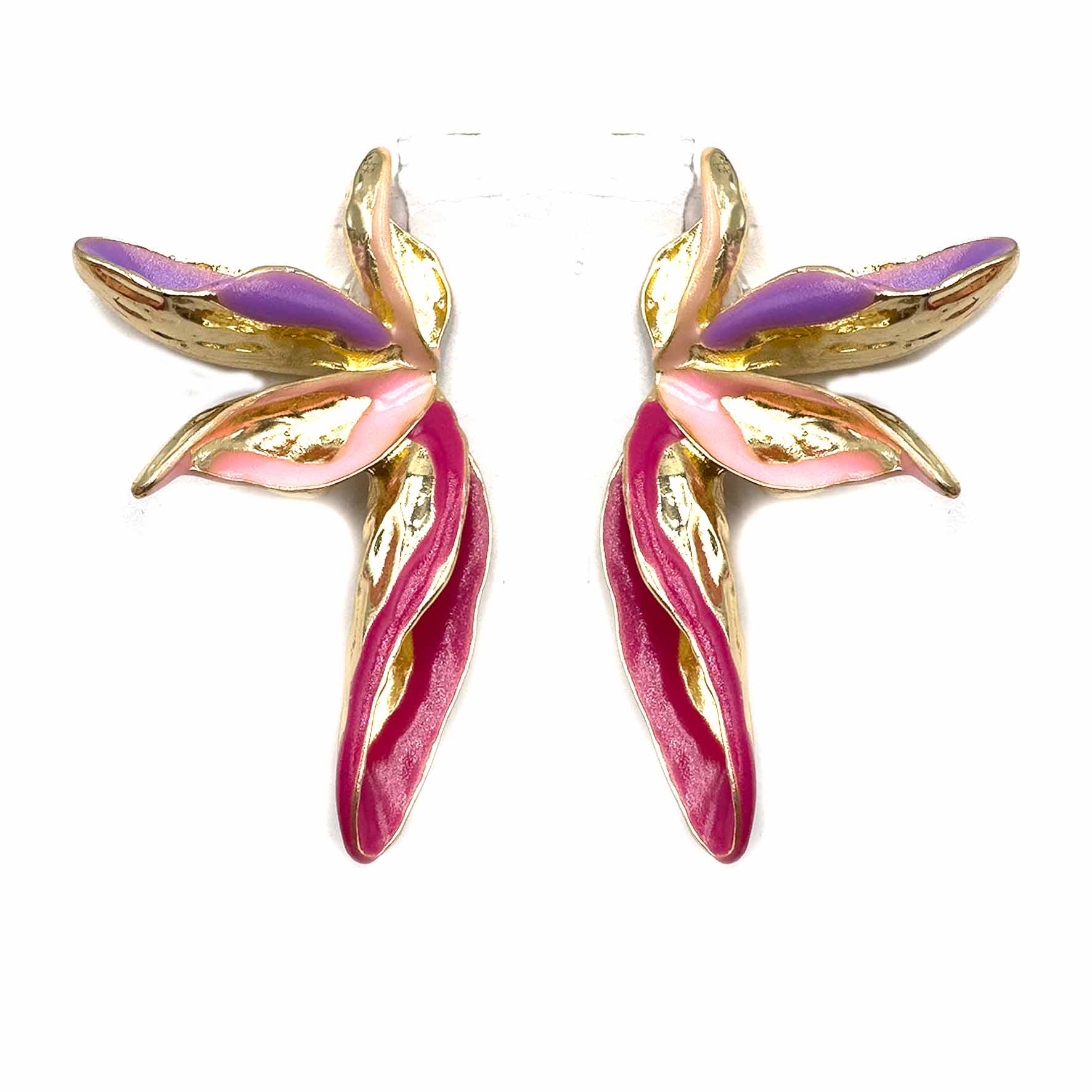 Palestro Milano Orecchini Pink/Violetta Petali del Pittore