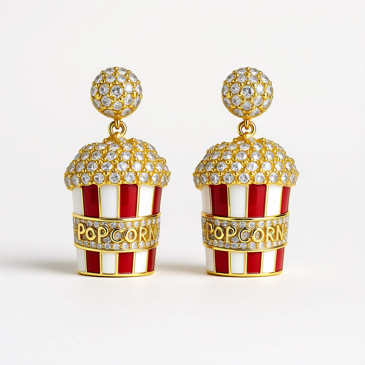 Palestro Milano Orecchini Pop Corn di Pavè