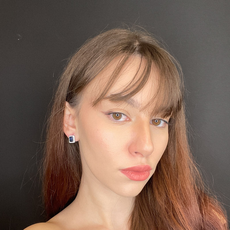 Palestro Milano Orecchini Quadratini