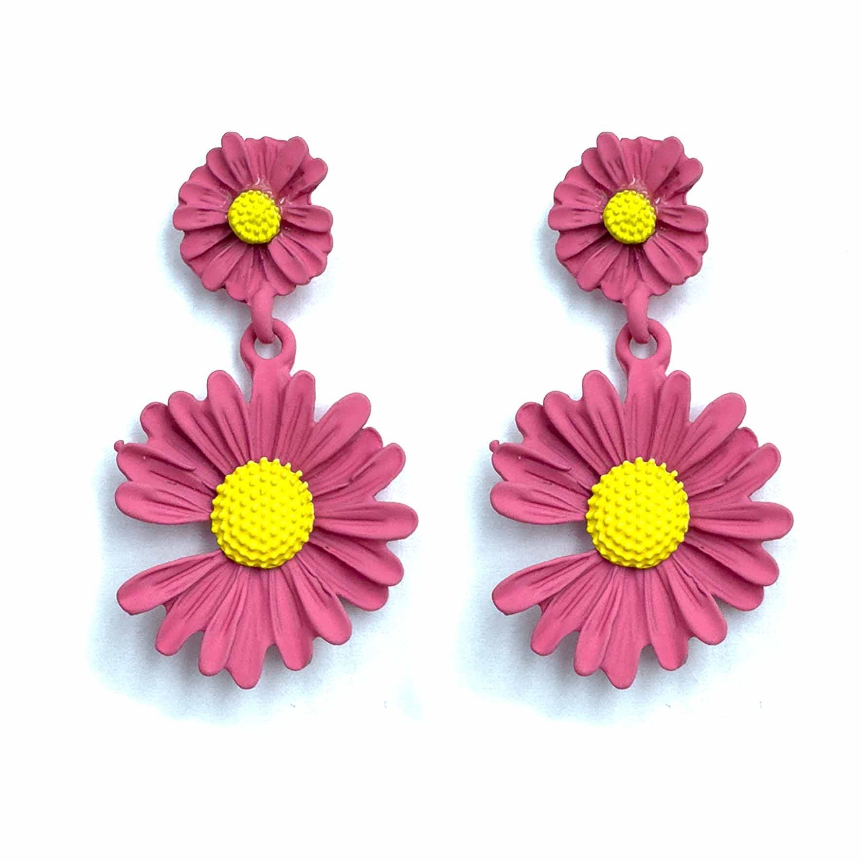 Palestro Milano Orecchini Rosa Duo di margheritine