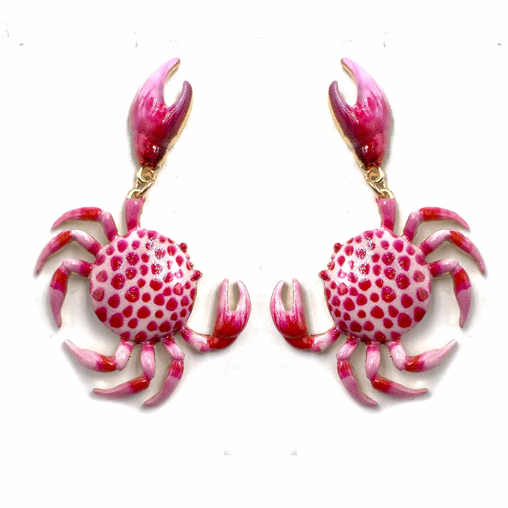 Palestro Milano Orecchini Rosa scuro Granchietti pink edition