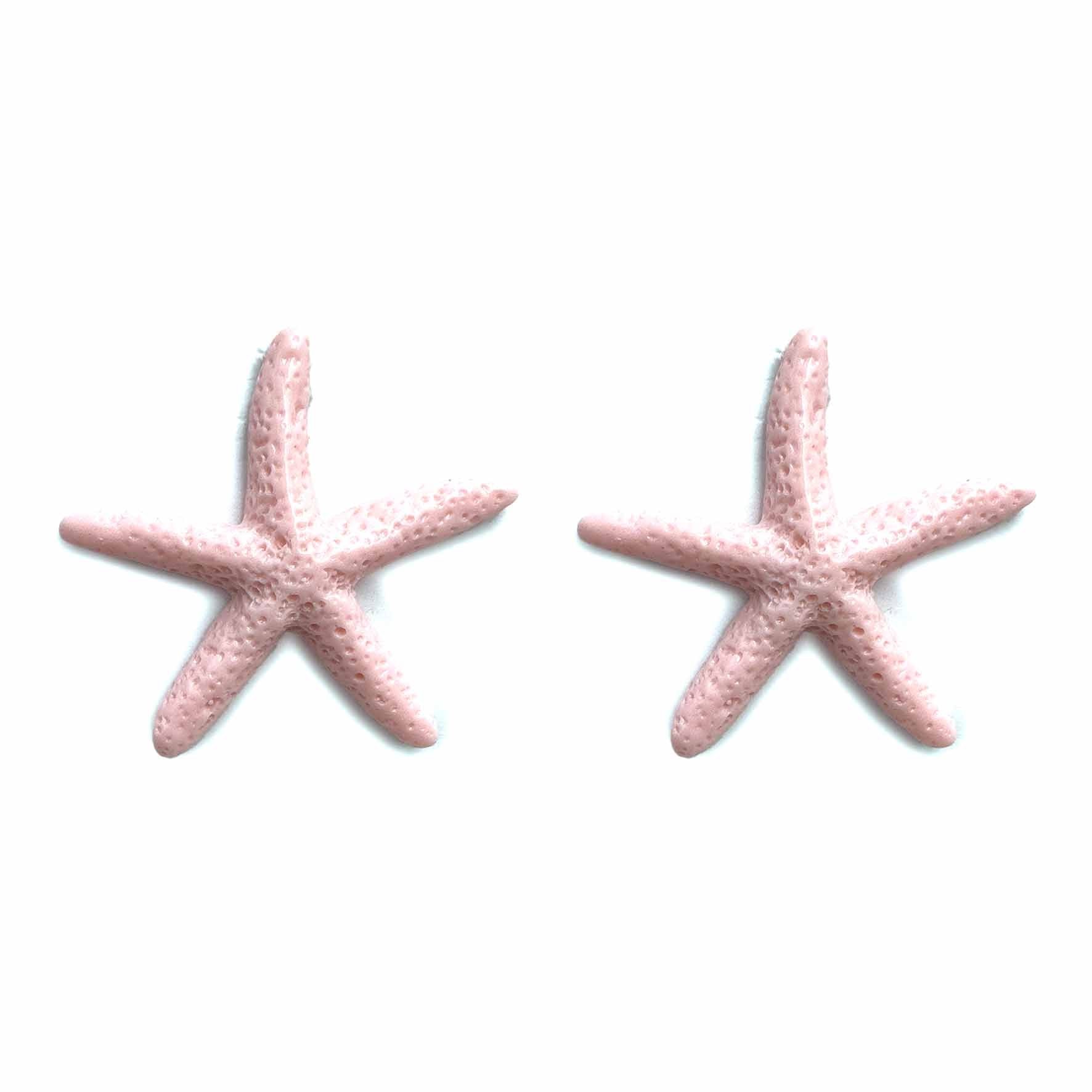 Palestro Milano Orecchini Rosa Stelle marine del Mediterraneo