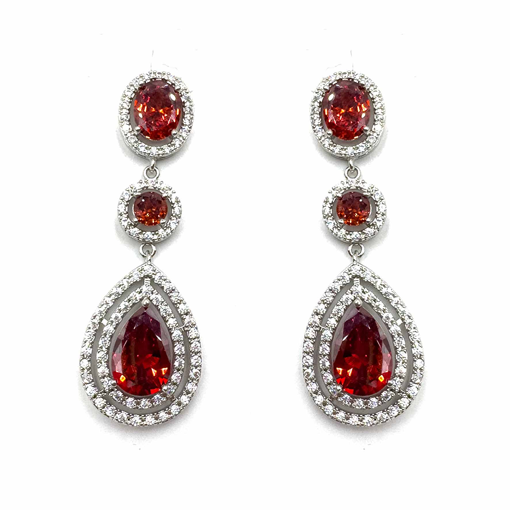 Palestro Milano Orecchini Rosso Kelly