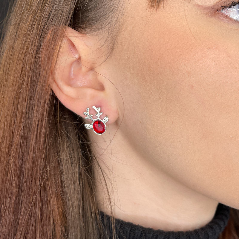 Palestro Milano Orecchini Rudolph red