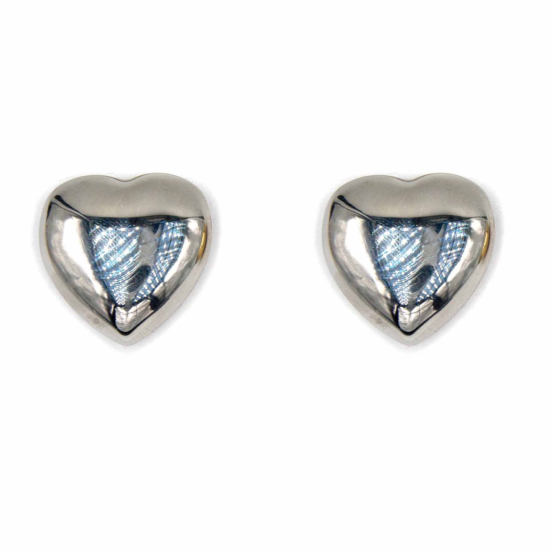 Palestro Milano Orecchini Silver Cuore Big