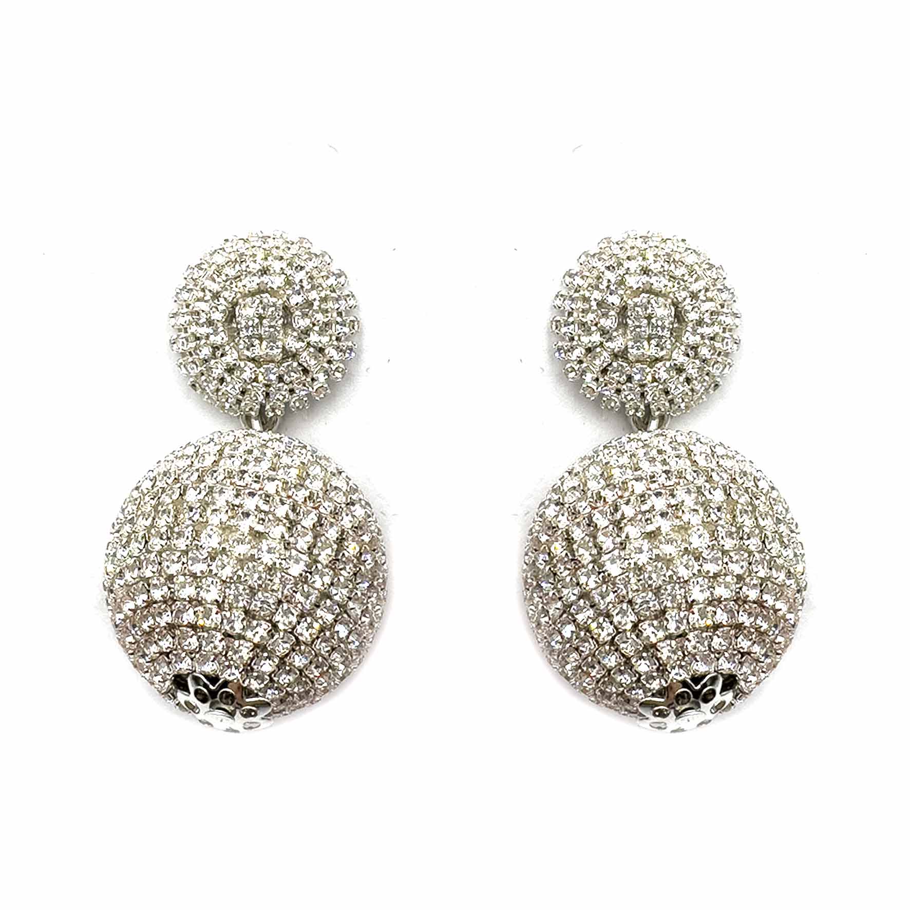 Palestro Milano Orecchini Silver Sfera Luminosa