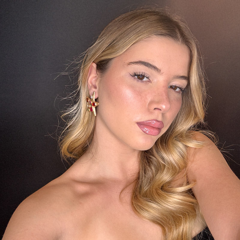 Palestro Milano Orecchini Stella marina di pietre preziose