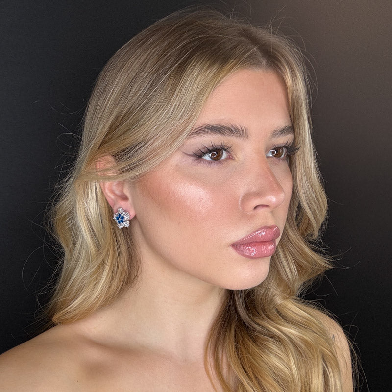 Palestro Milano Orecchini Stelle di pavè