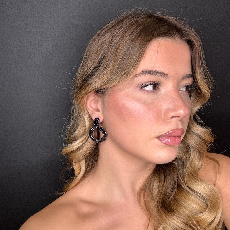 Palestro Milano Orecchini Tesori a Goccia Black